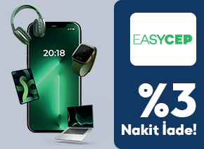 MepaşKartart İle Easycep Sitesinden Yapacağınız Alışverişlerde %3 Nakit İade Fırsatı Sizi Bekliyor.