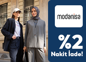 MepaşKart ile Modanisa Mağazalarından Yapacağınız Alışverişlerde %2 Nakit İade Fırsatı Sizi Bekliyor.