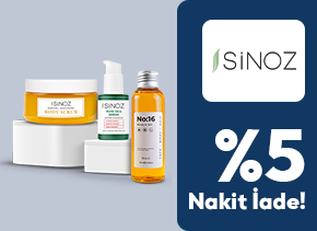 MEPAŞKartlılara Sinoz Kozmetik’te %5 Nakit İade!