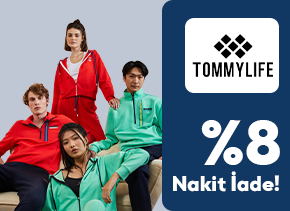 MepaşKart ile TOMMYLIFE Mağazalarından Yapacağınız Alışverişlerde %8 Nakit İade Fırsatı Sizi Bekliyor.